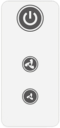 TC Visual afstandsbediening voor Active en WL decentrale wtw