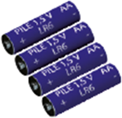 Batterijen 1.5V LR6 (pak van 4)