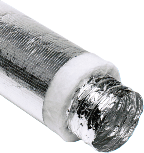 Thermisch en akoestisch geïsoleerde ventilatieslang 300 mm (10 m)