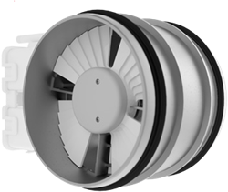 e-VAV 200 variabele volumeregelaar autonoom dia. 200 mm - max. 600 m3/h