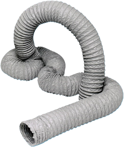Grijze kunststof ventilatieslang 350 mm (6m)