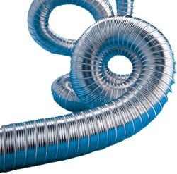 Semi flexibele aluminium ventilatieslang 350 mm (3m)