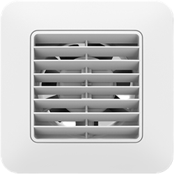 UNICO 9/3.5" T Badkamerventilator Timer Ø92mm wit 0057001