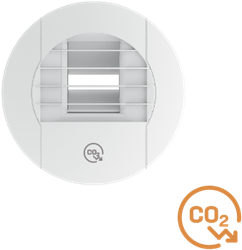 ALIZE zelfregelend afzuigventiel 10 - 100 m3/h CO2 230V 100mm