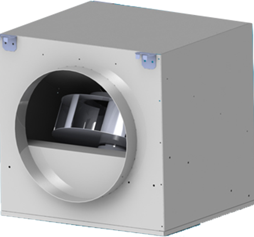 CUB125 boxventilator dia. 125 mm max 410 m3/h