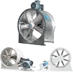 DAXI axiale ventilatoren met riemaandrijving max 95270 m3/h