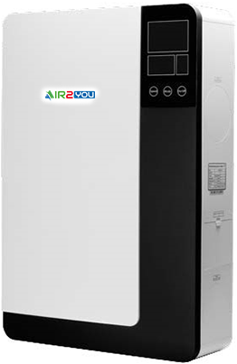 DWQ150PM2.5 Decentrale WTW-unit 150 m3/h PM2.5 (fijnstof) sturing