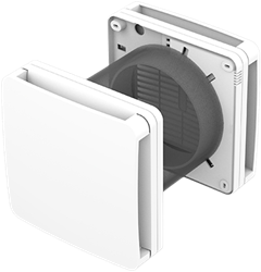 FLUX Co2-gestuurde recirculatie ventilator