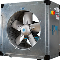 HAXI 1000-8-40 axiale boxventilator max. 62250 m3/h