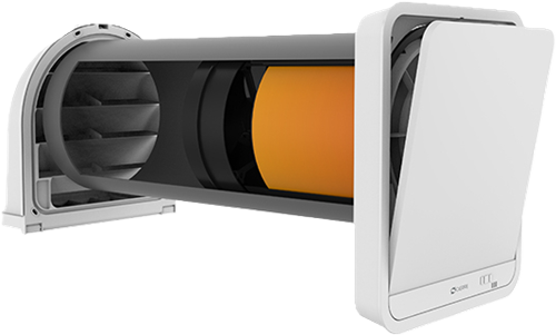 ICON160ACTIVE Decentrale WTW Ø160mm 60 m3/h ICON160ACTIVE