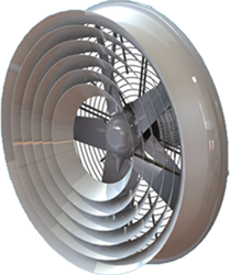 KMF axiale recirculatie ventilator max 13000 m3/h