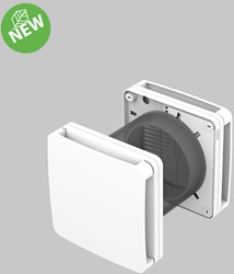 FLUX luchtrecirculatie ventilator met Co2 regeling