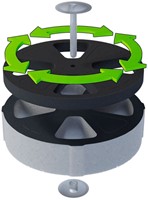 Geluiddemper Peflex systeem 125mm-3