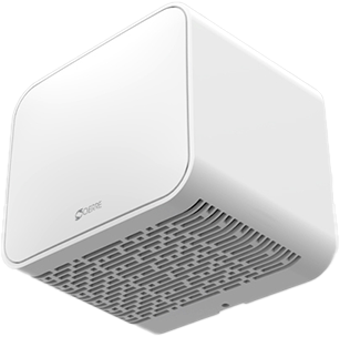 SIRIO HT badkamerventilator compact met timer en vochtsensor 110 m3/h