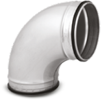 Spirobuis BOCHT 90° verga 80